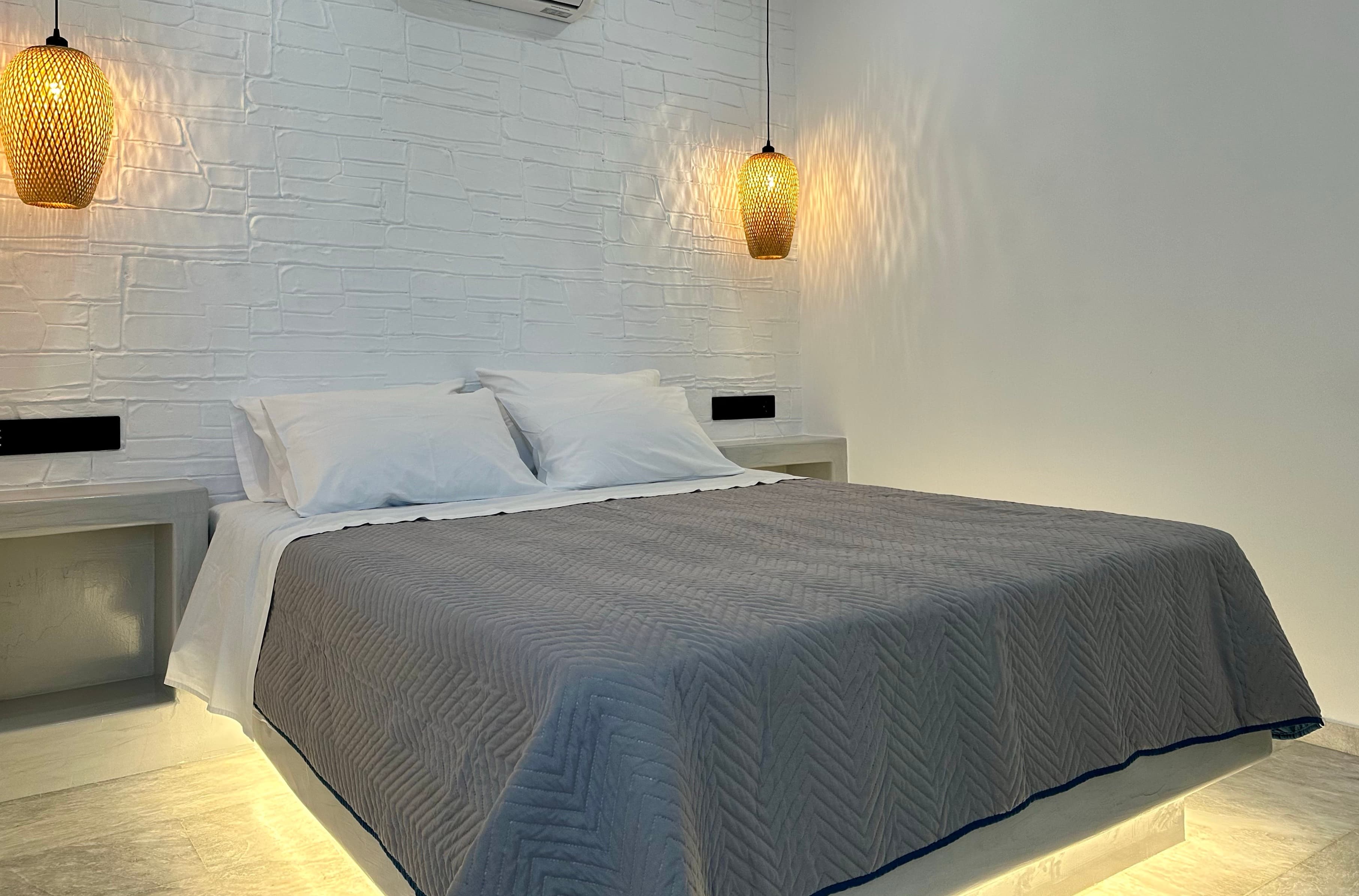 Standard Room interior with double bed